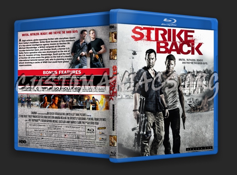 Strike Back Season 1 blu-ray cover