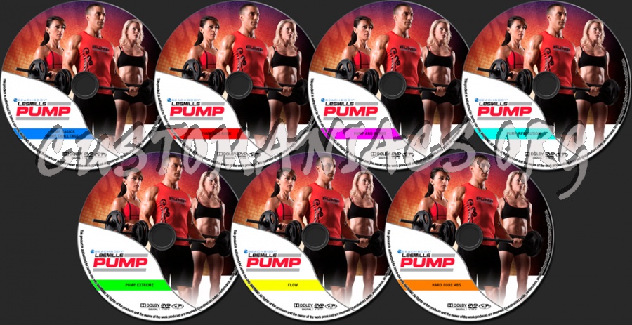 Beachbody Les Mills Pump dvd label