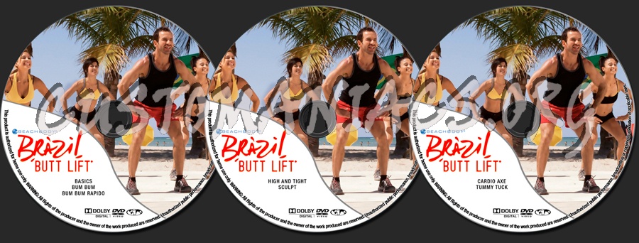 Beachbody Brazil Butt Lift dvd label