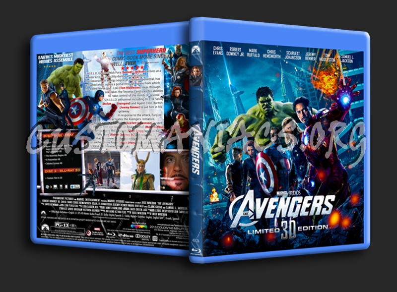 The Avengers blu-ray cover