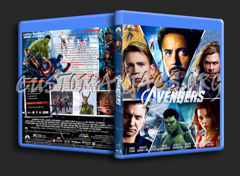 The Avengers blu-ray cover