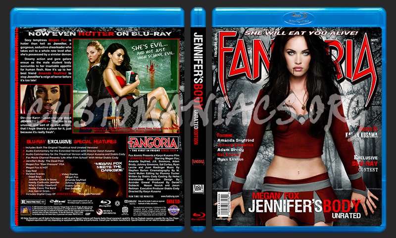 Jennifer's Body blu-ray cover