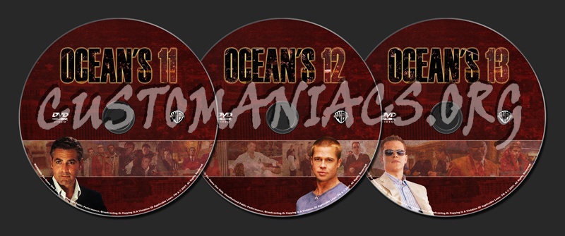 Ocean's Collection dvd label