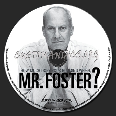 How Much Does Your Building Weigh, Mr Foster? dvd label