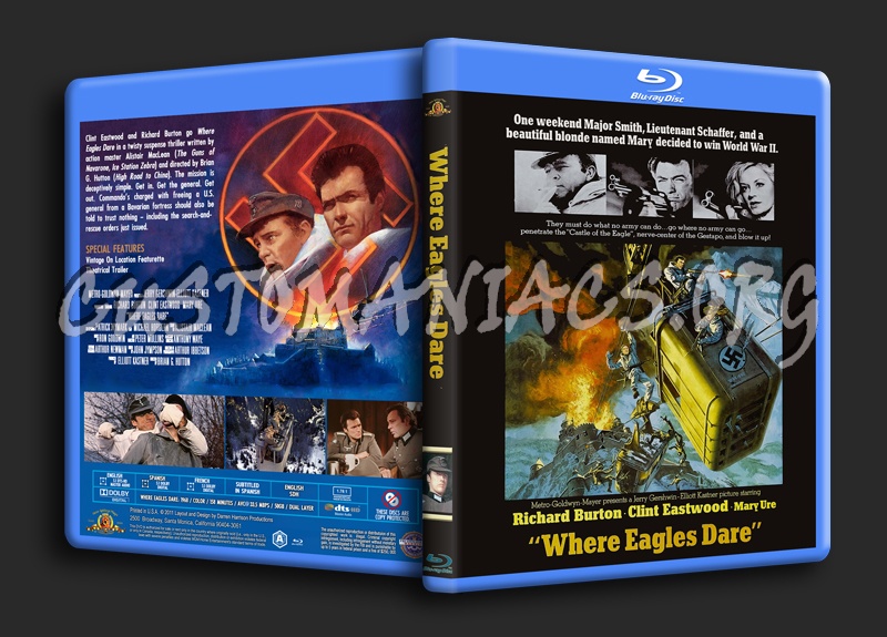 Where Eagles Dare Blu Ray Cover Dvd Covers And Labels By Customaniacs Id 174509 Free Download 2290