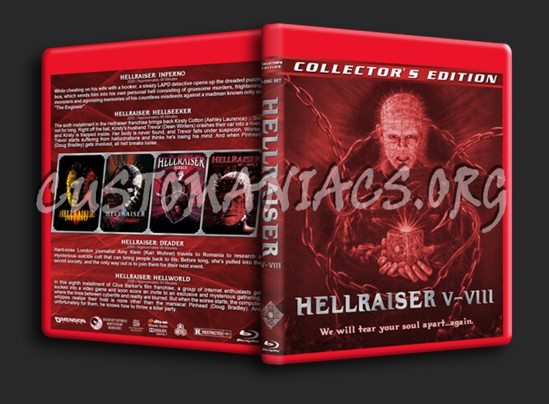 Hellraiser 5-8 blu-ray cover