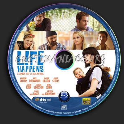 Life Happens blu-ray label