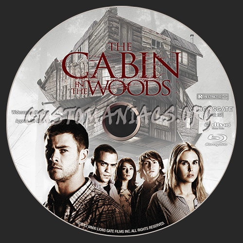 The Cabin in the Woods blu-ray label