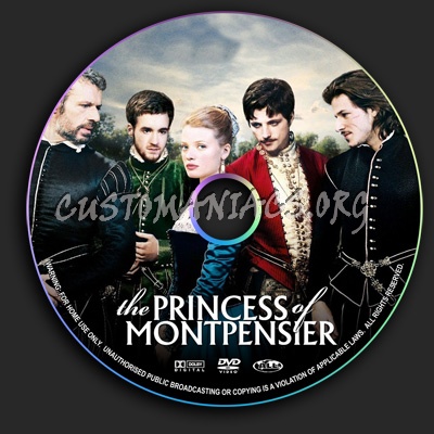 The Princess Of Montpensier dvd label