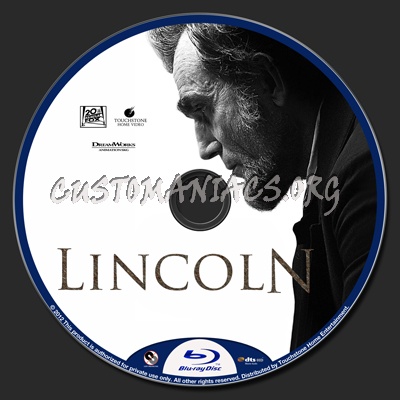 Lincoln blu-ray label