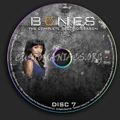 Bones - Season 2 dvd label