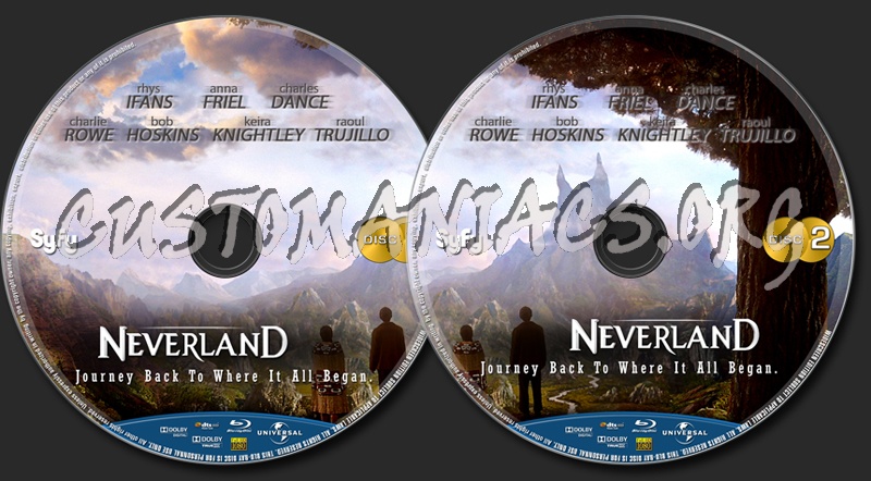 Neverland (2011) dvd label