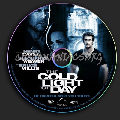 The Cold Light Of Day dvd label