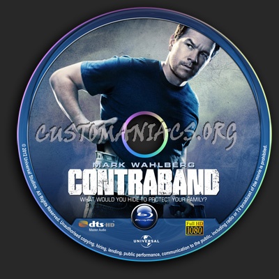 Contraband blu-ray label