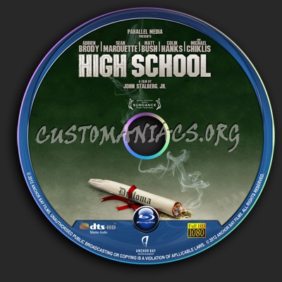 High School blu-ray label