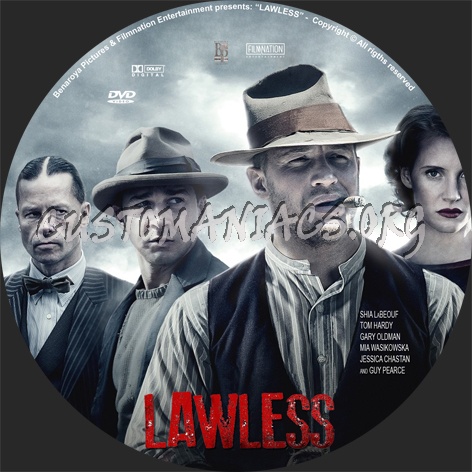 Lawless dvd label