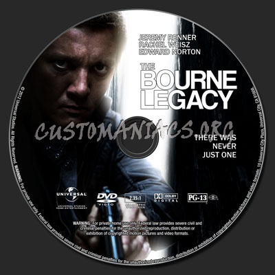 The Bourne Legacy dvd label