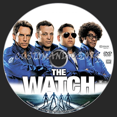 The Watch dvd label