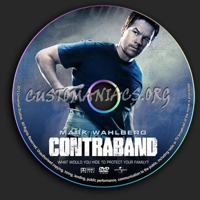 Contraband dvd label