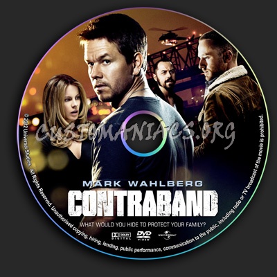 Contraband dvd label