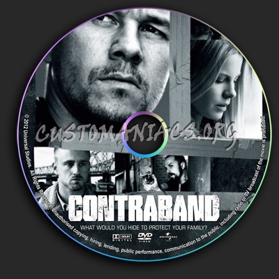 Contraband dvd label