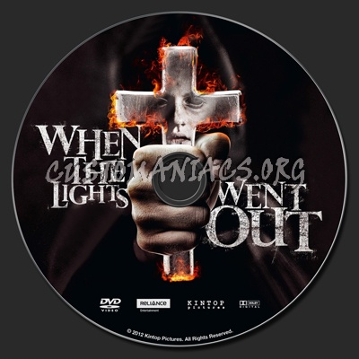 When The Lights Went Out dvd label