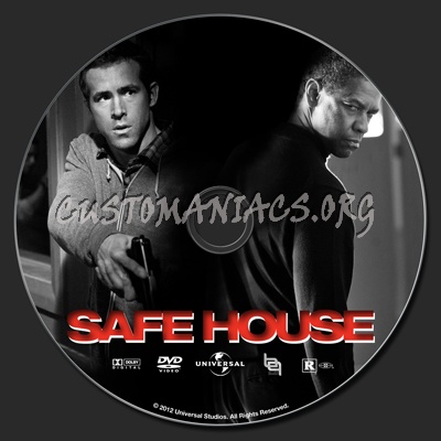 Safe House dvd label