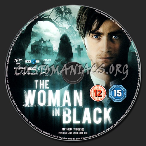 The Woman In Black dvd label