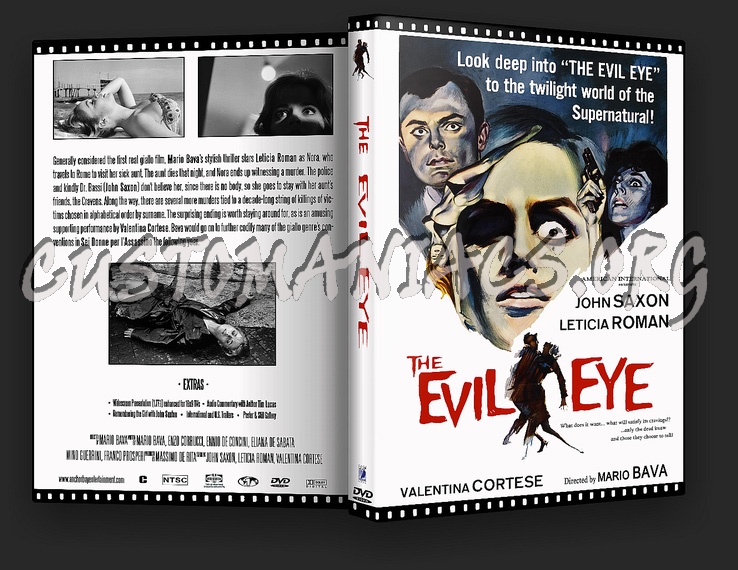 The Evil Eye (aka The Girl Who Knew Too Much) dvd cover