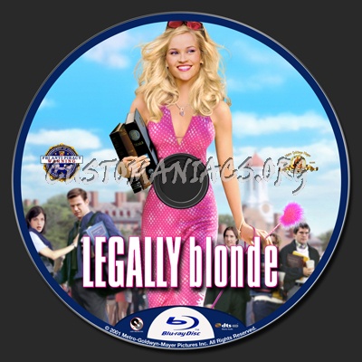 Legally Blonde blu-ray label