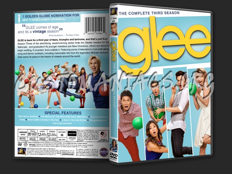 Glee season 3 dvd cover