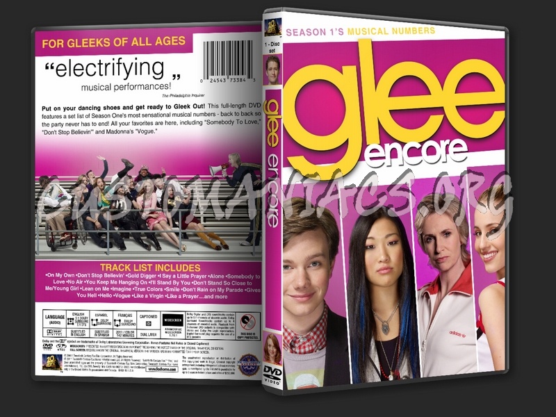 Glee Encore dvd cover