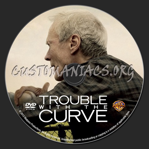 Trouble With The Curve dvd label