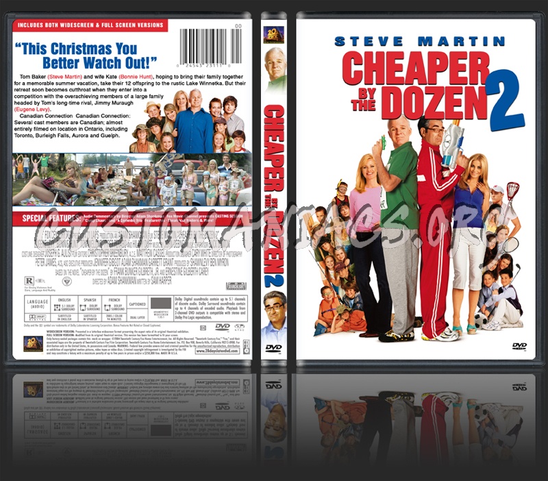Cheaper By The Dozen 2 dvd cover