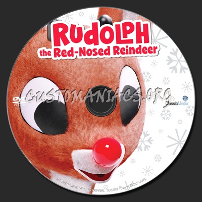 Rudolph The Red Nosed Reindeer (1964) dvd label