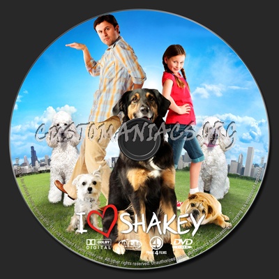 I Heart Shakey dvd label