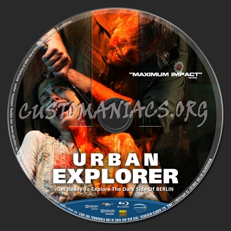 Urban Explorer aka Urbex blu-ray label