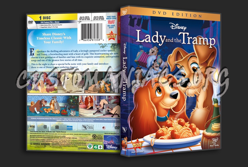 Lady and the Tramp dvd cover