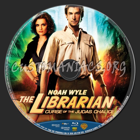 The Librarian - Curse Of The Judas Chalice blu-ray label