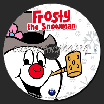 Frosty The Snowman (1969) blu-ray label