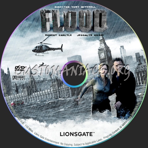 Flood dvd label