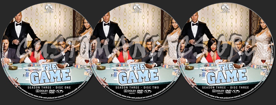 The Game Season Three dvd label