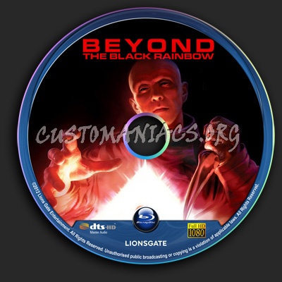 Beyond The Black Rainbow blu-ray label