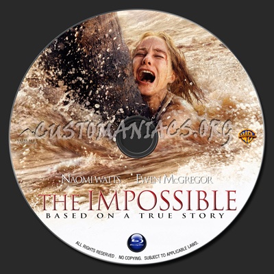 The Impossible (2012) blu-ray label