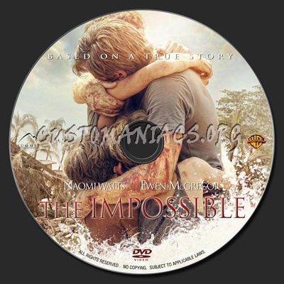 The Impossible (2012) dvd label