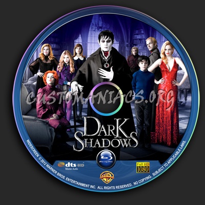 Dark Shadows blu-ray label