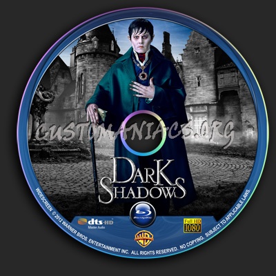 Dark Shadows blu-ray label