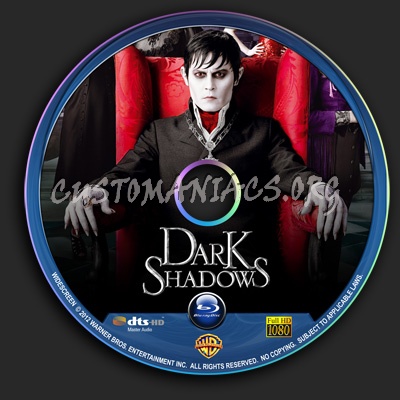 Dark Shadows blu-ray label