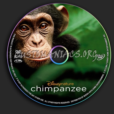 Chimpanzee dvd label