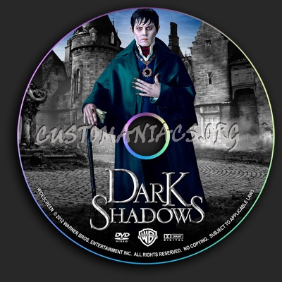 Dark Shadows dvd label